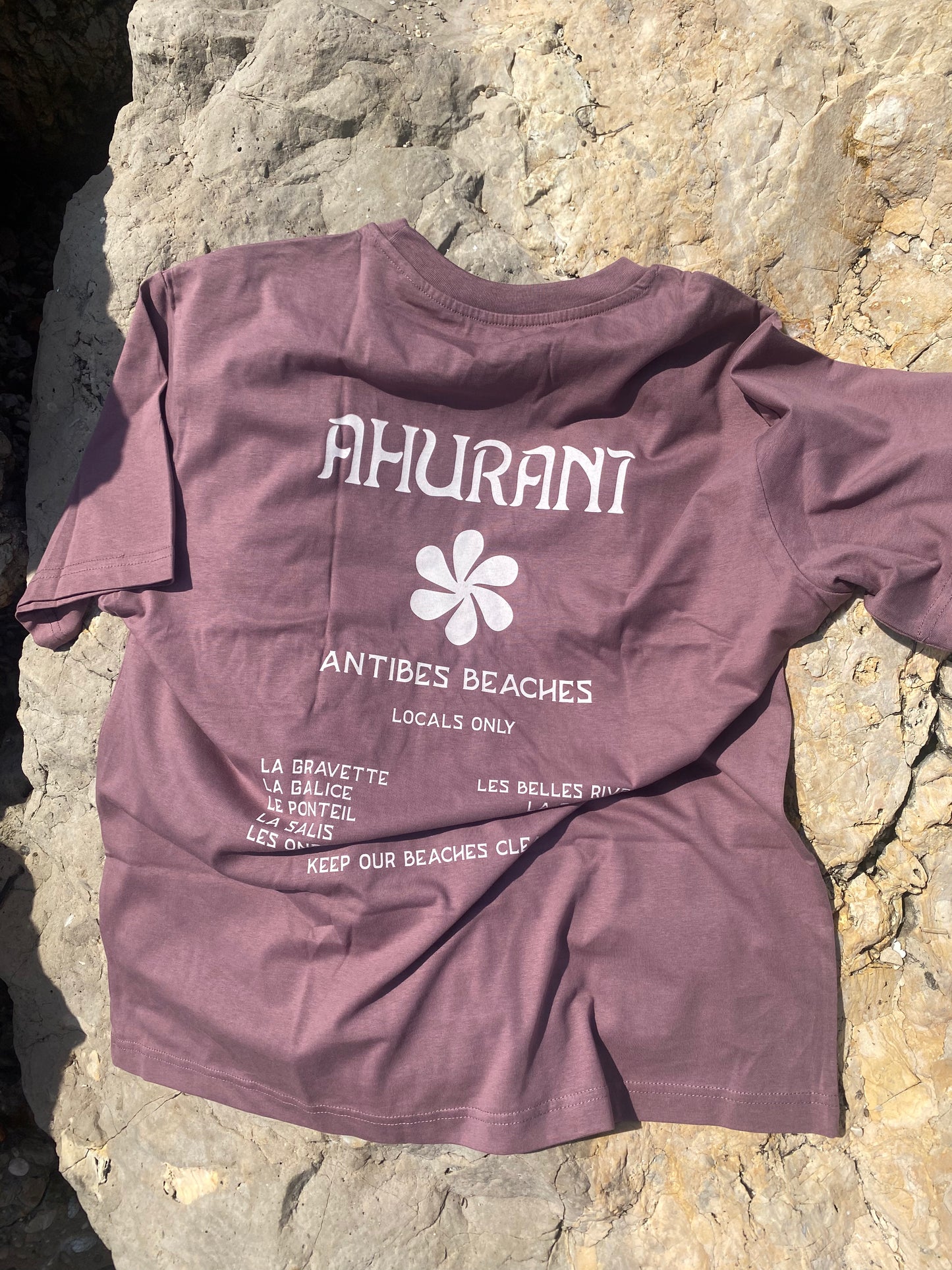 LOCALZ - Oversize Beach Tee Purple Ashes