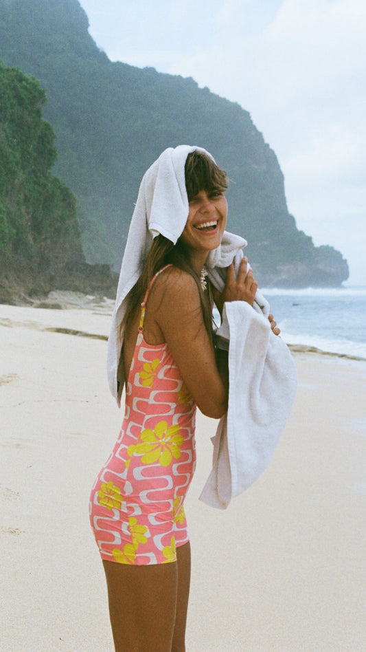 Daisy Swirl - Waikiki Playsuit